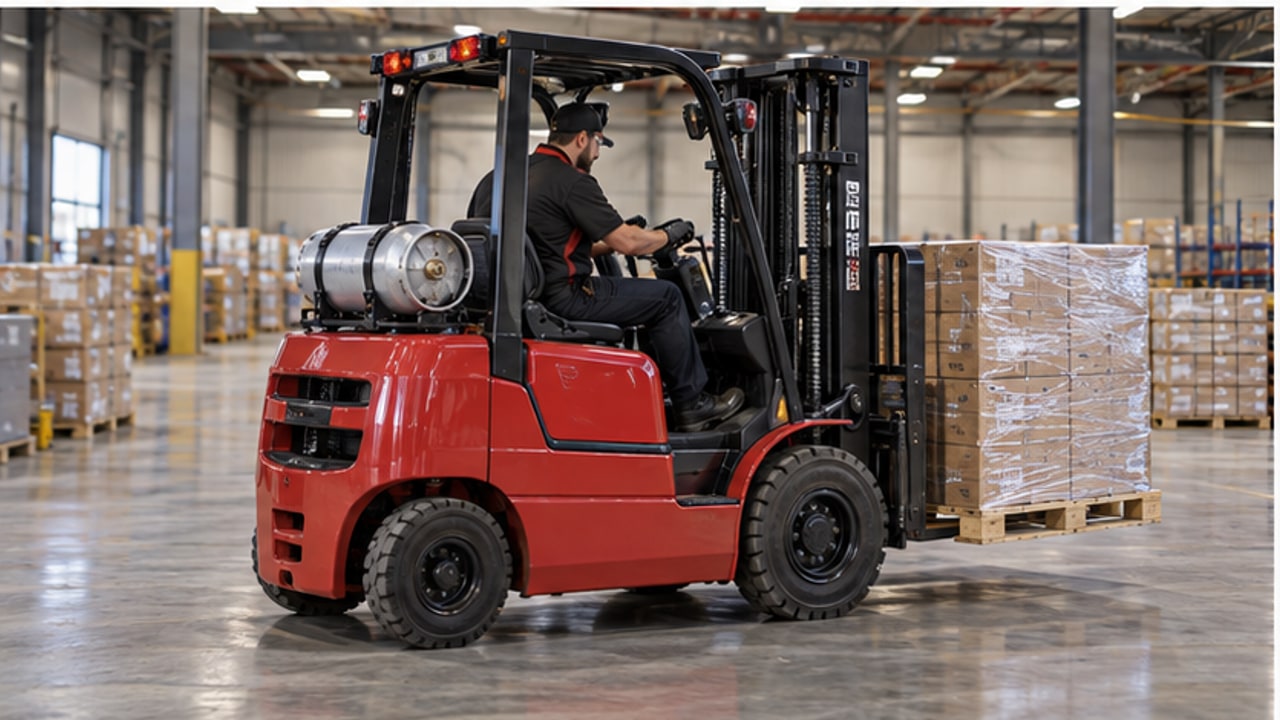Why Does an LPG Forklift Fuel Gauge Read Empty After Cylinder Replacement? - LPG forklift 3