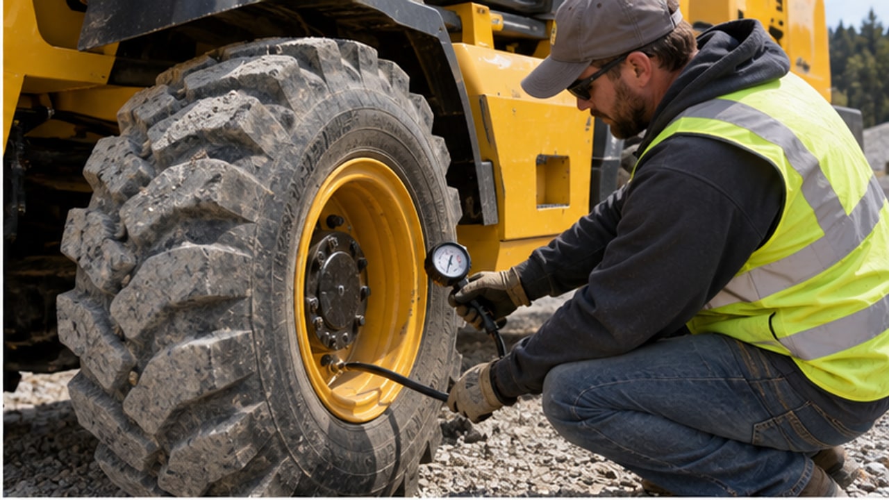 How Does Tire Pressure Change Rough Terrain Forklift Traction on Gravel? - rough terrain forklift 2