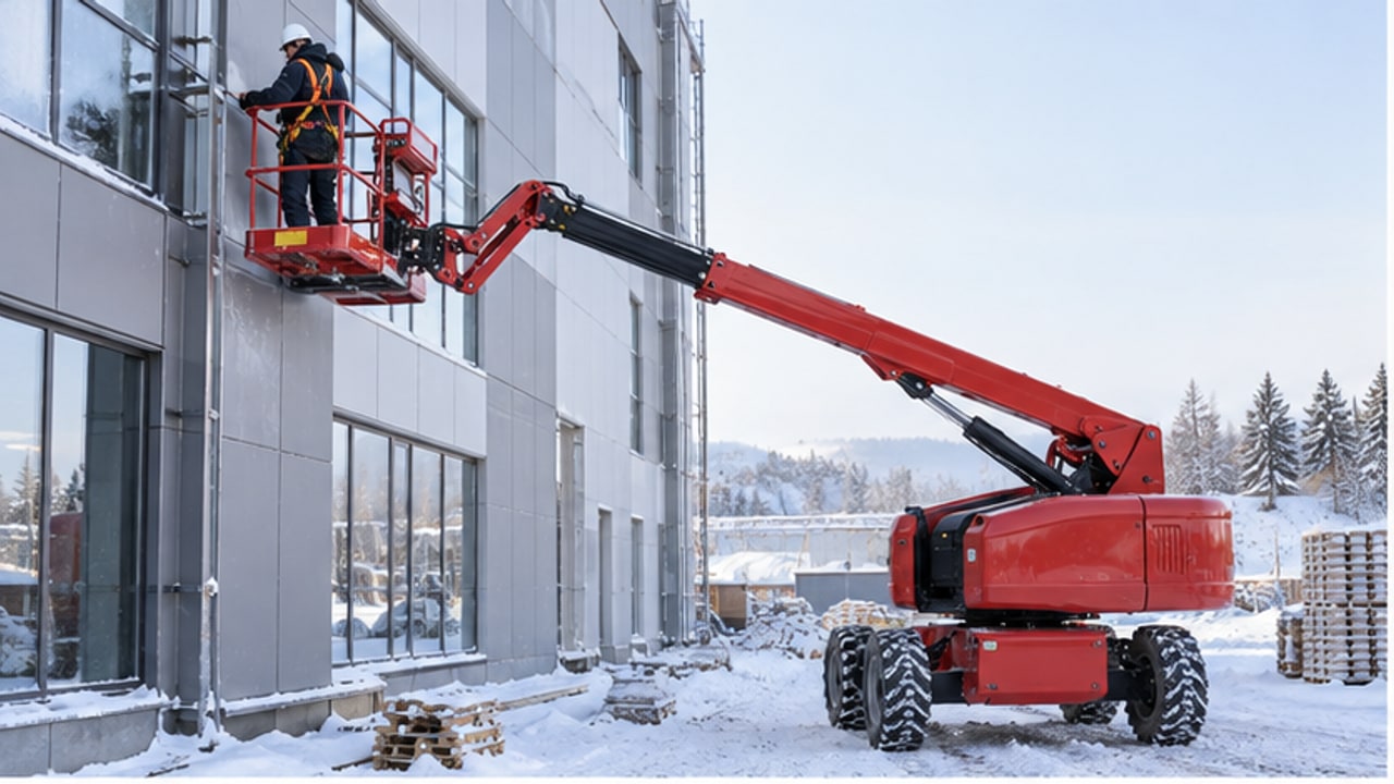 Why Does an Articulating Boom Lift Descend Slowly in Cold Weather? - aerial lift 1