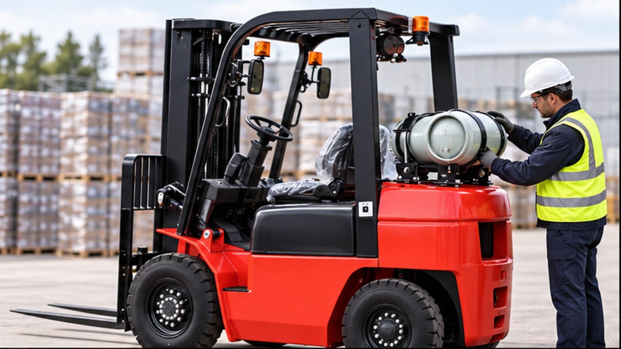 How Should Buyers Check LPG Cylinder Requalification Dates and Mounting Condition? - LPG forklift 1