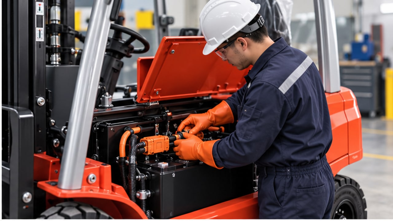 Why Does a Lithium Forklift Show an HV Interlock Open Fault After Battery Service? - lithium forklift 2