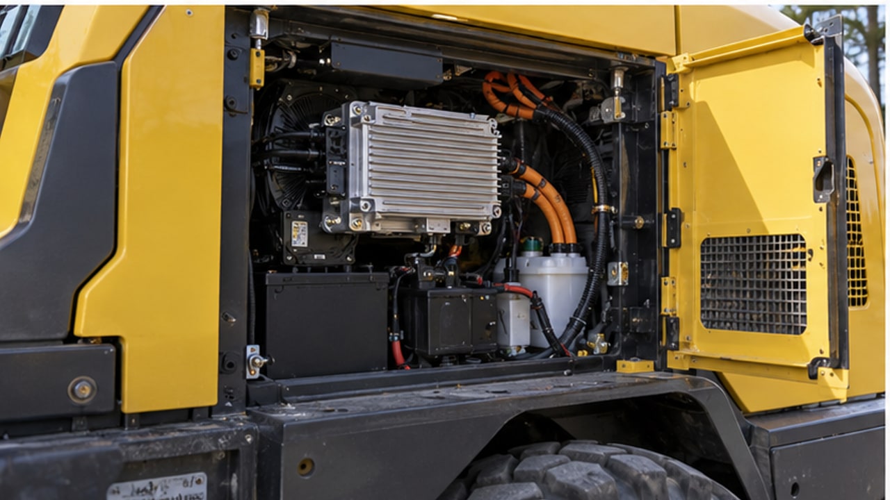 Electric Wheel Loader Case: Low 12V Auxiliary Voltage from the DC-DC Converter - electric wheel loader 3