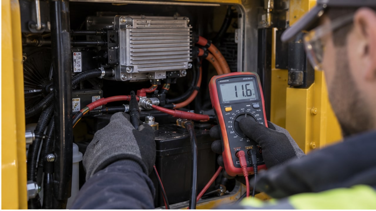 Electric Wheel Loader Case: Low 12V Auxiliary Voltage from the DC-DC Converter - electric wheel loader 2