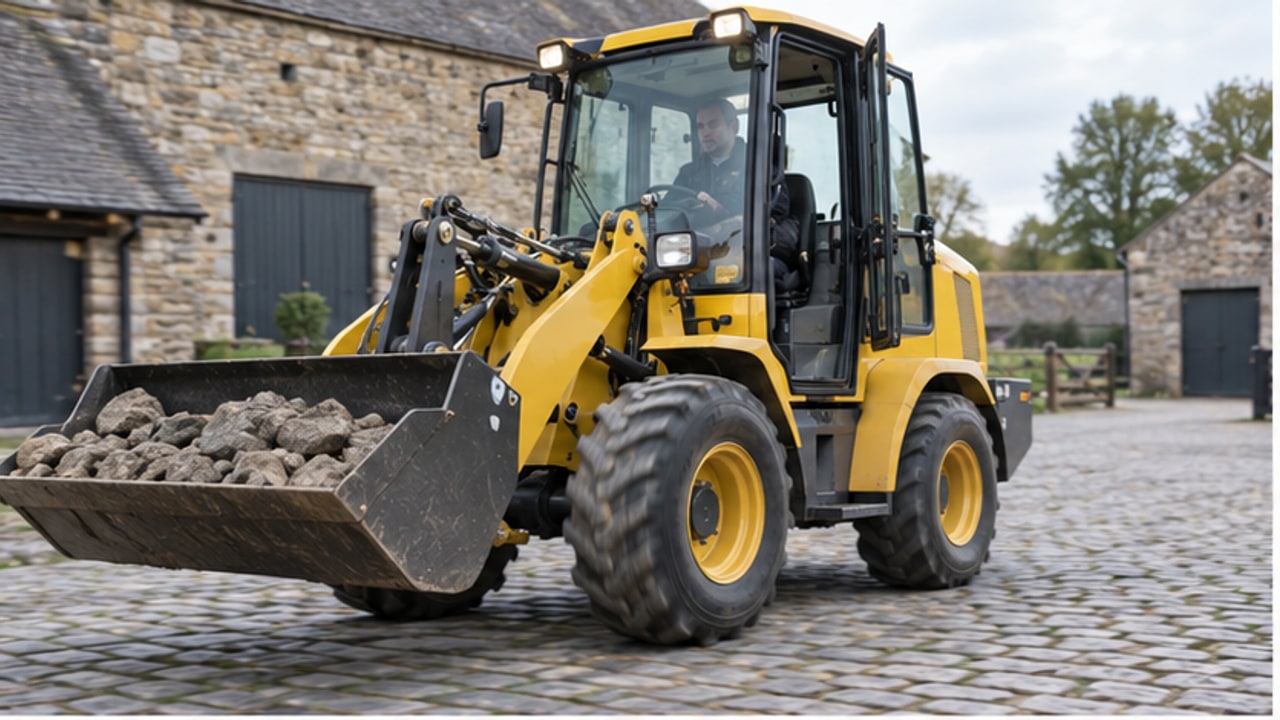 Why Does a Euro-Style Loader Cab Door Latch Open on Rough Ground? - Euro-style loader 1