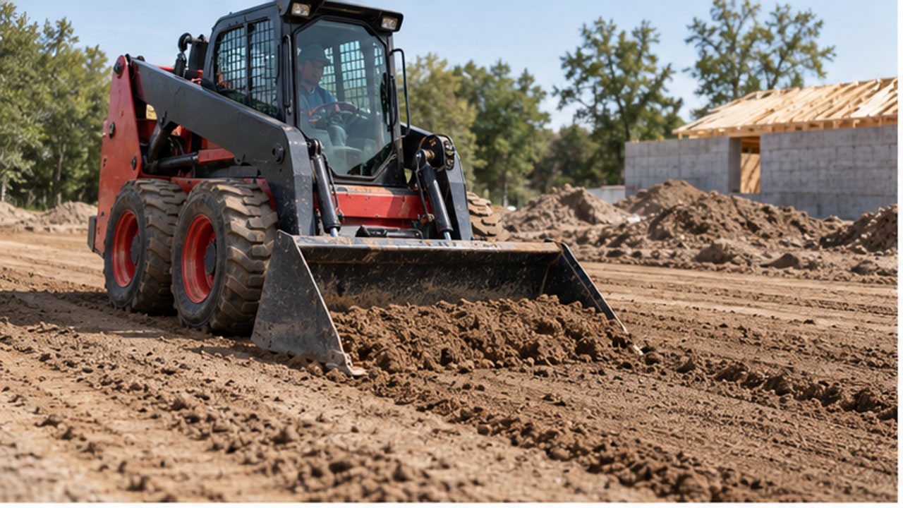 Why Does a Skid Steer Bucket Level Indicator Show the Wrong Angle? - skid steer loader 1