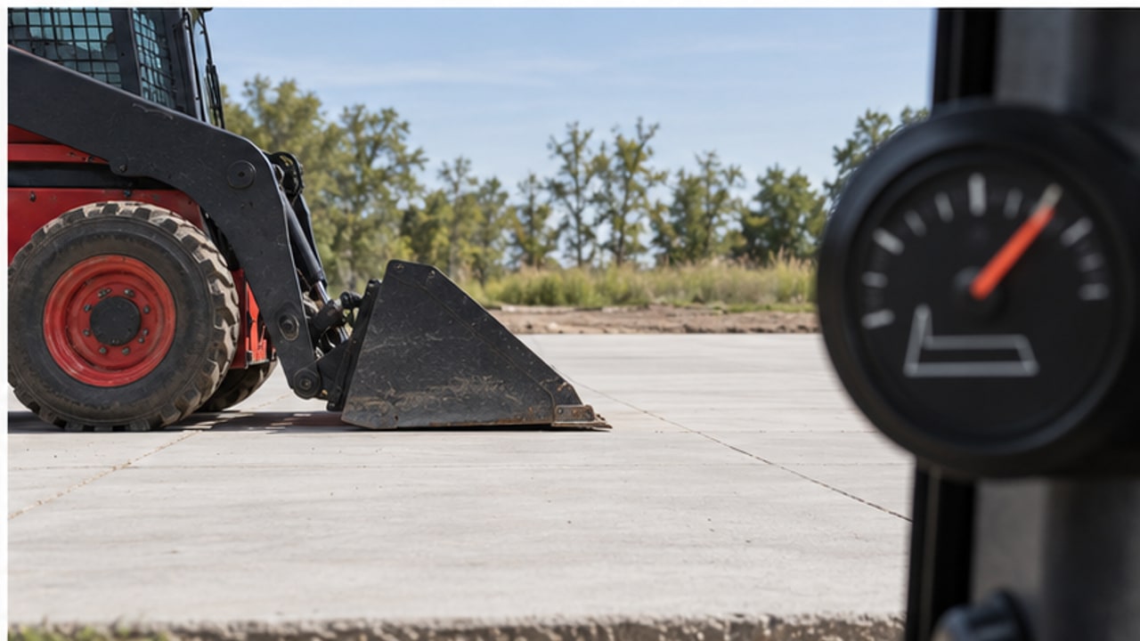 Why Does a Skid Steer Bucket Level Indicator Show the Wrong Angle? - skid steer loader 4