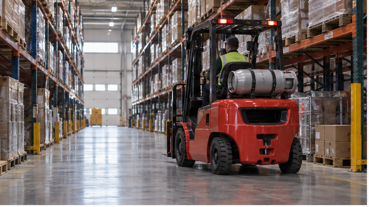 Why Does an LPG Forklift Engine Surge at a Constant Travel Speed? - LPG forklift 1