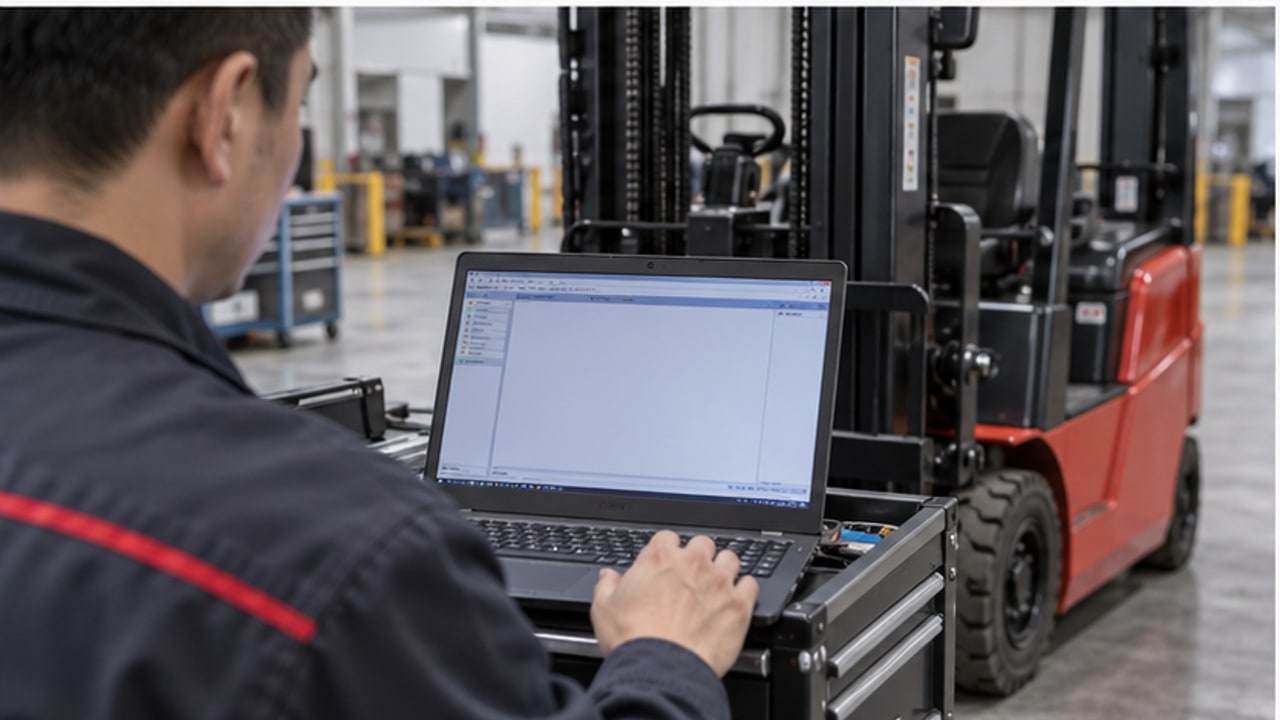Why Does a Lithium Forklift Display Show a Battery Communication Timeout? - lithium forklift 3