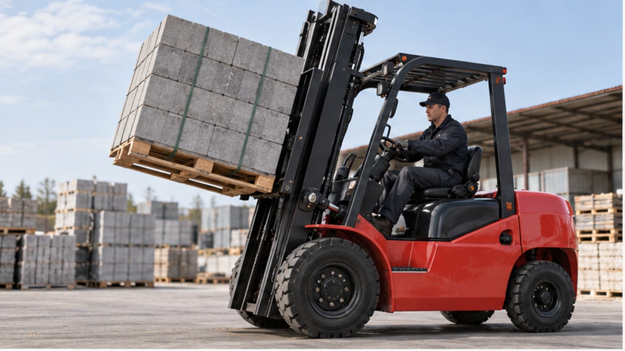 Diesel Forklift Case: Hydraulic Pump Whines Only When Tilting the Mast - diesel forklift 1