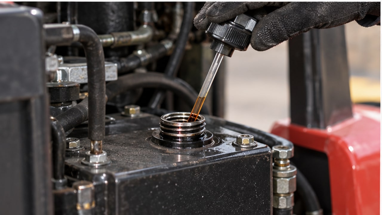 Diesel Forklift Case: Hydraulic Pump Whines Only When Tilting the Mast - diesel forklift 3