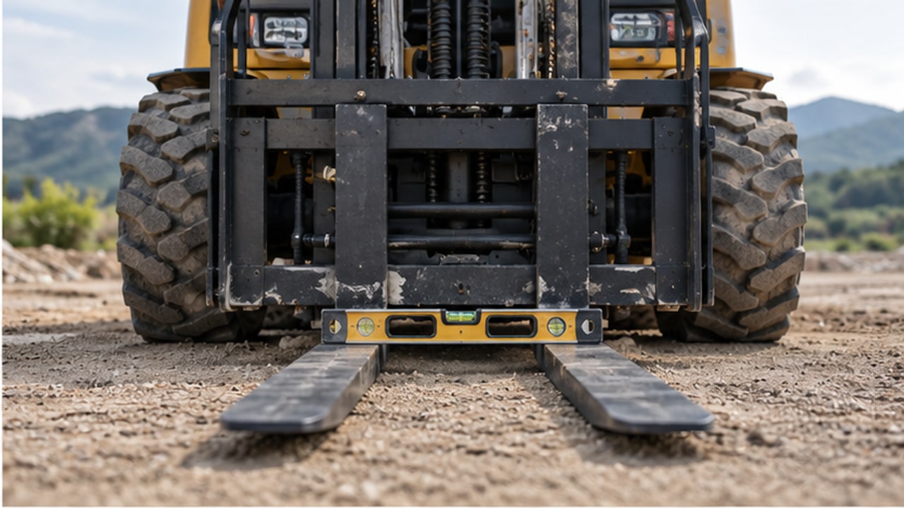 Why Does Rough Terrain Forklift Fork Level Change as the Chassis Articulates? - rough terrain forklift 2