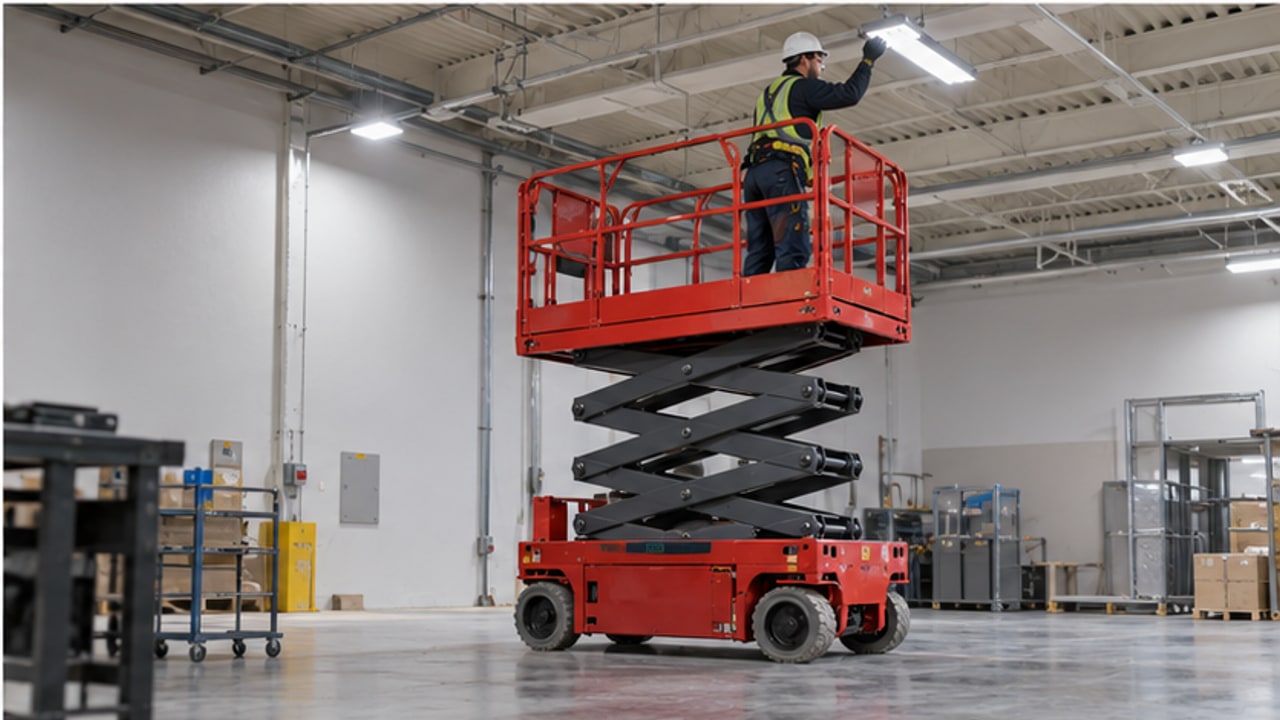 Why Does a Scissor Lift Charger Fan Keep Running After Full Charge? - aerial lift 4