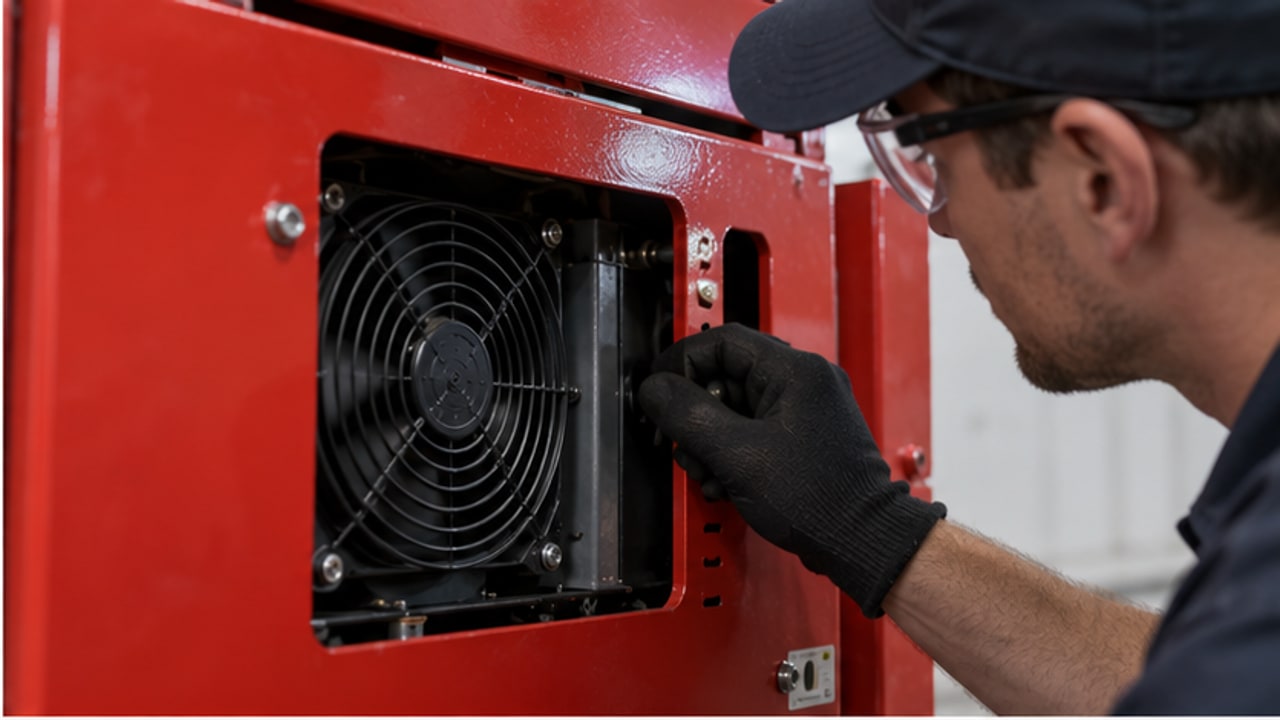 Why Does a Scissor Lift Charger Fan Keep Running After Full Charge? - aerial lift 2