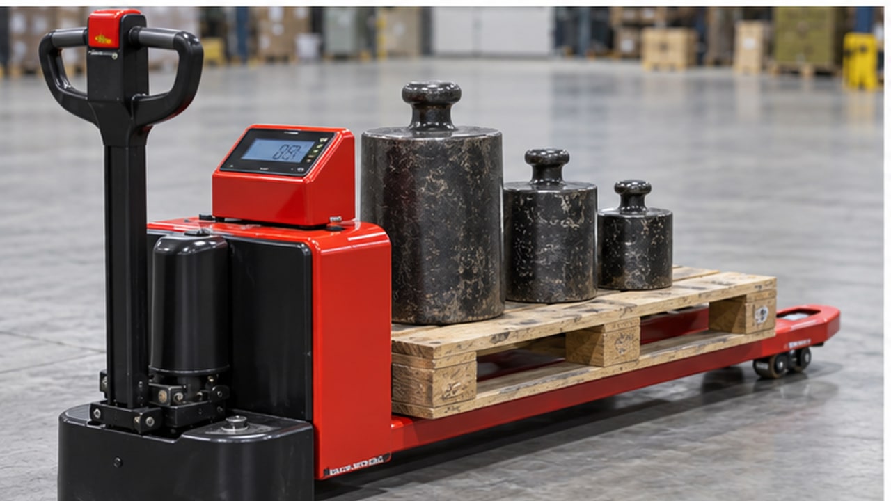 Why Does a Scale-Equipped Electric Pallet Truck Show Unstable Weight? - electric pallet truck 3