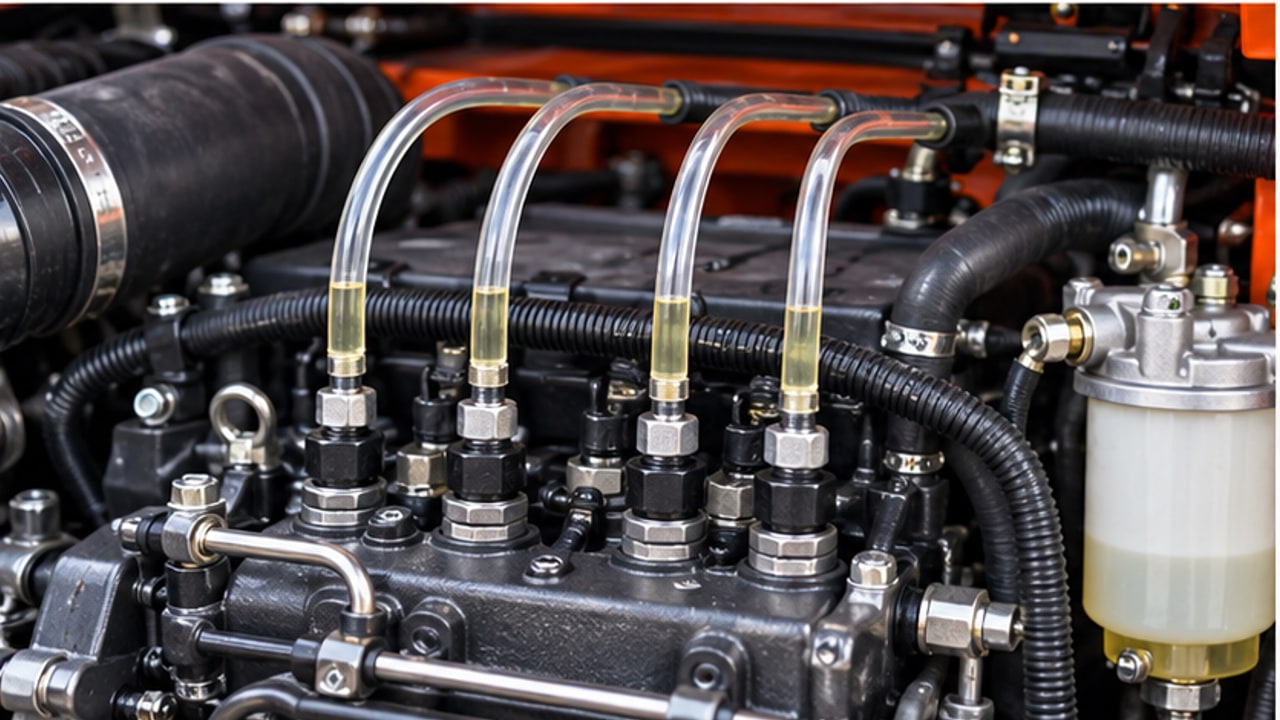 Why Is a Diesel Forklift Hard to Start? An Injector Return-Flow Test Case - diesel forklift 3