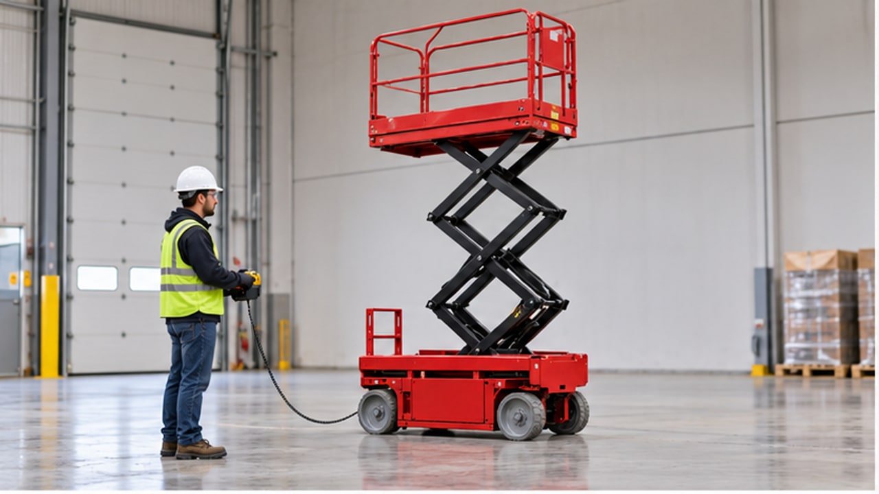 Why Will a Scissor Lift Not Drive When Raised? A Pothole Protection Lockout Case - aerial lift 1
