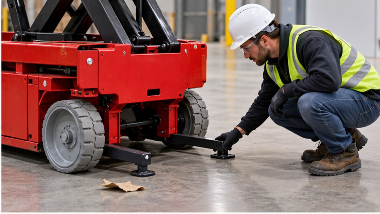 Why Will a Scissor Lift Not Drive When Raised? A Pothole Protection Lockout Case - aerial lift 2