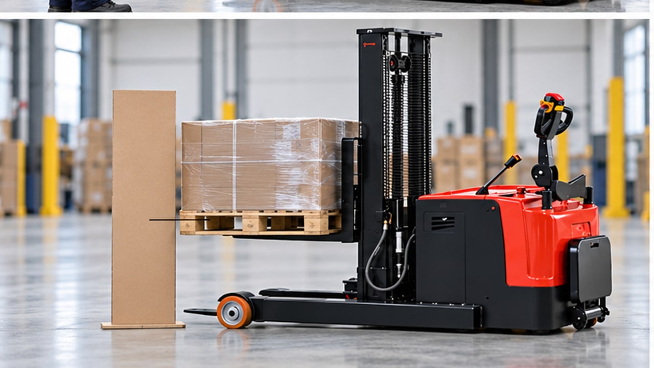 Why Do Electric Pallet Stacker Forks Slowly Lower? A Hydraulic Mast Drift Test Case - electric pallet stacker 3