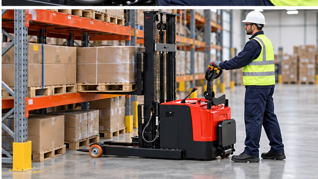 Why Do Electric Pallet Stacker Forks Slowly Lower? A Hydraulic Mast Drift Test Case - electric pallet stacker 4