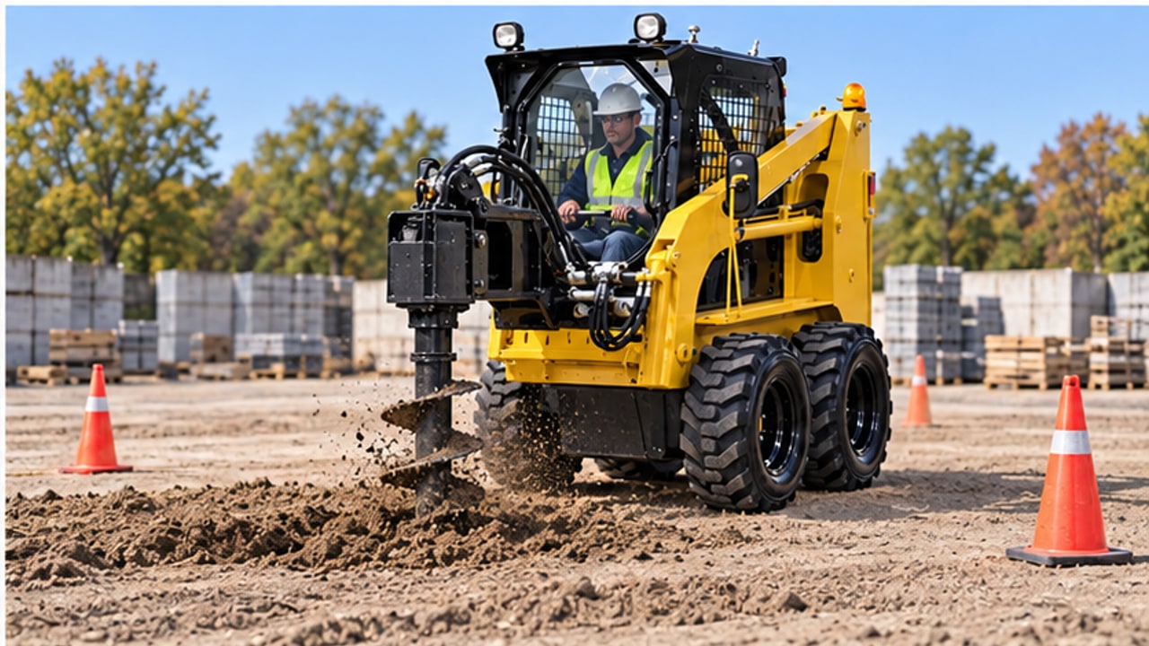 Why Are Skid Steer Auxiliary Hydraulics Weak After an Attachment Swap? - skid steer loader 4