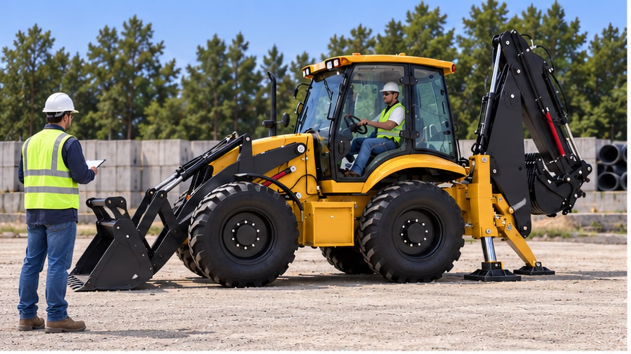 Why Do Backhoe Loader Stabilizers Drift Down? A Cylinder Hold Test Case - backhoe loader 1