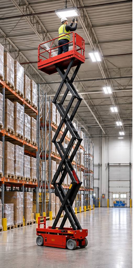ZGFORKLIFT / MYZG Электрическая мобильная ножничная платформа — Планирование смен для ножничной платформы workplace scene 1
