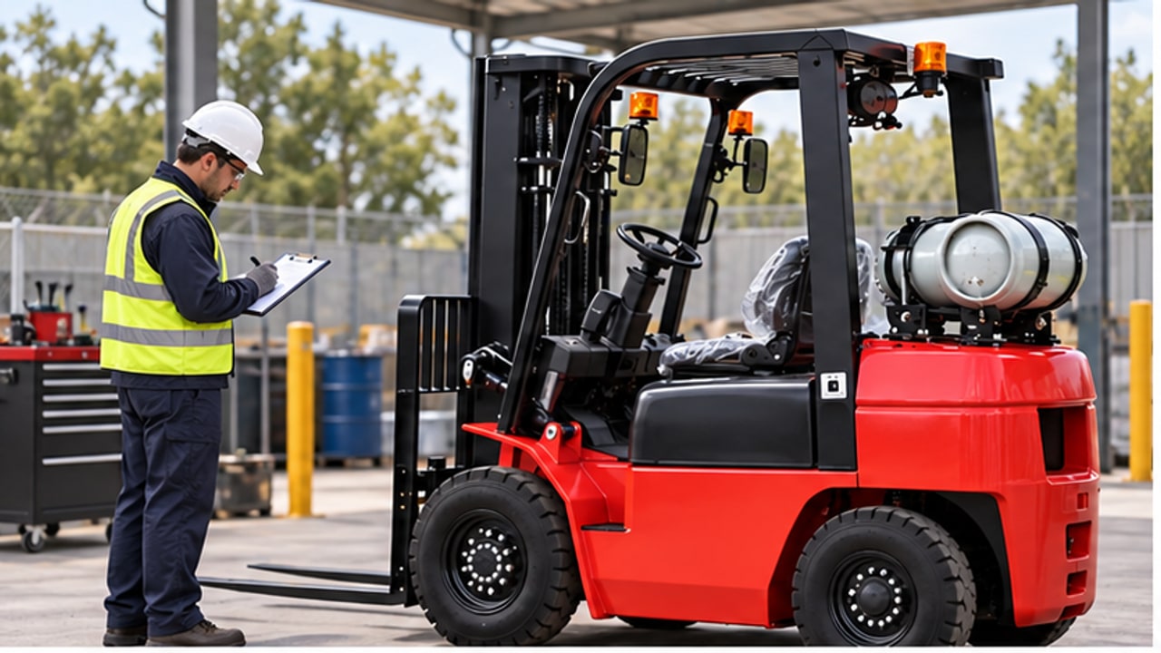 Why Does an LPG Forklift Crank but Not Start? A Lock-Off Valve and Regulator Inspection Case - LPG forklift 1