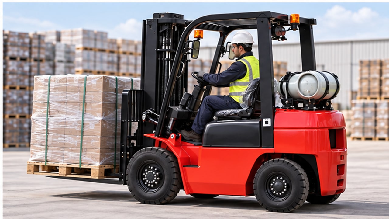 Why Does an LPG Forklift Crank but Not Start? A Lock-Off Valve and Regulator Inspection Case - LPG forklift 4