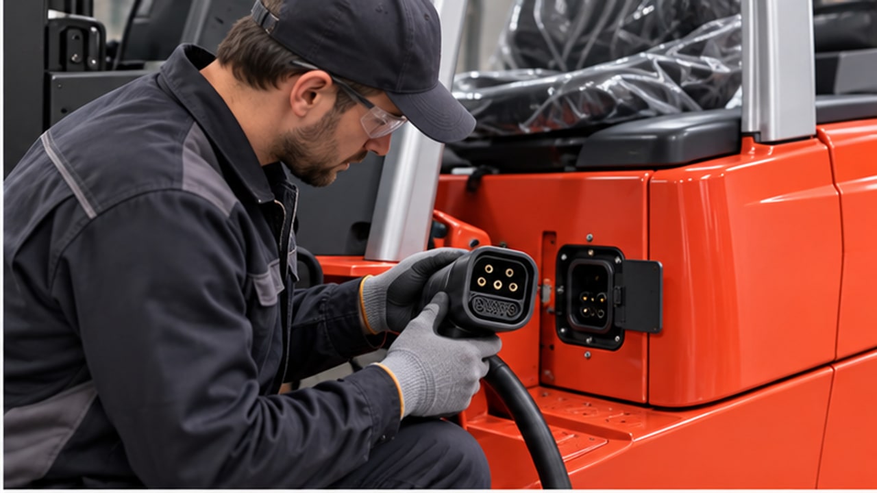 Why Does a Lithium Forklift Charger Refuse to Start? A CAN Communication Inspection Case - lithium forklift 2