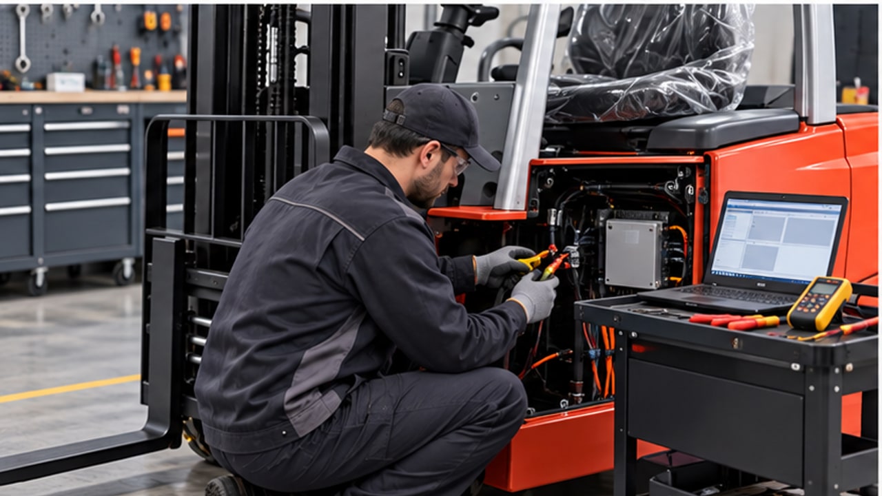 Why Does a Lithium Forklift Charger Refuse to Start? A CAN Communication Inspection Case - lithium forklift 3