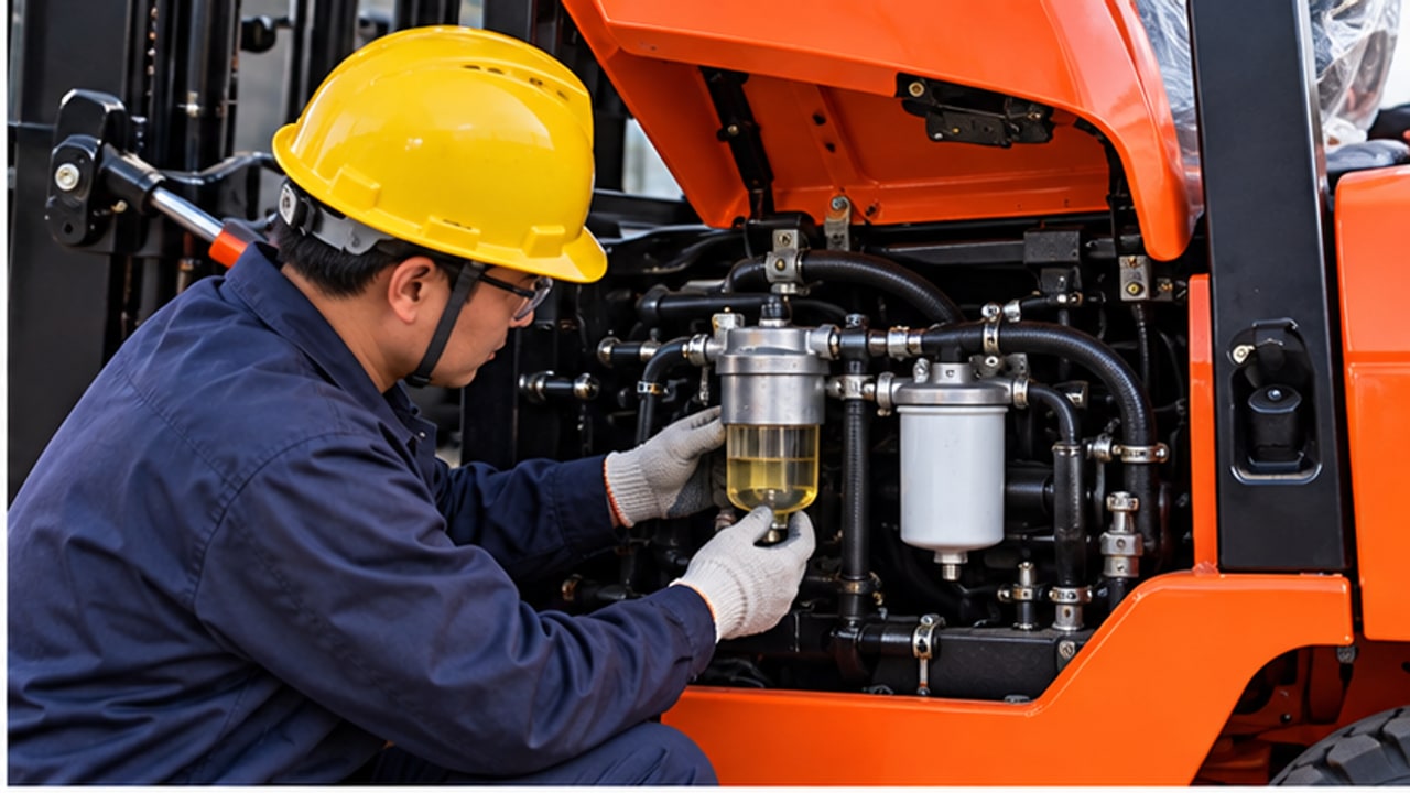 Why Does a Diesel Forklift Lose Power Under Load? A Fuel-Supply Pressure Test Case - diesel forklift 2