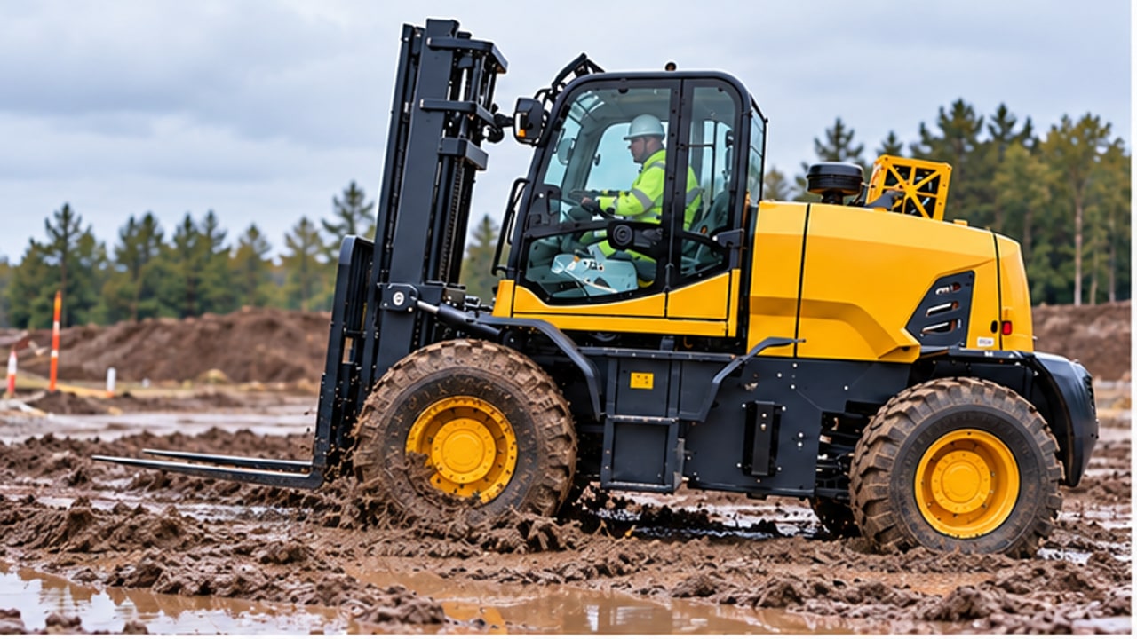 How Can Buyers Verify Rough Terrain Forklift 4WD Engagement Before Mud and Gravel Work? - rough terrain forklift 1