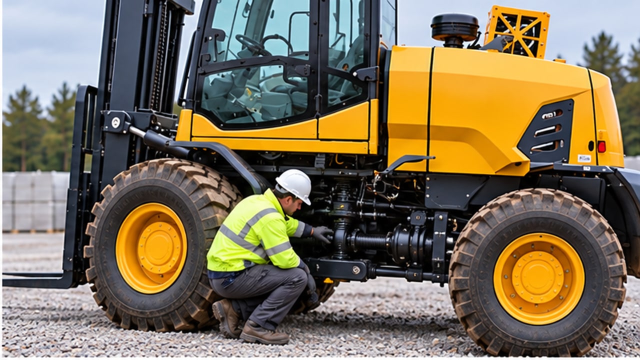 How Can Buyers Verify Rough Terrain Forklift 4WD Engagement Before Mud and Gravel Work? - rough terrain forklift 2