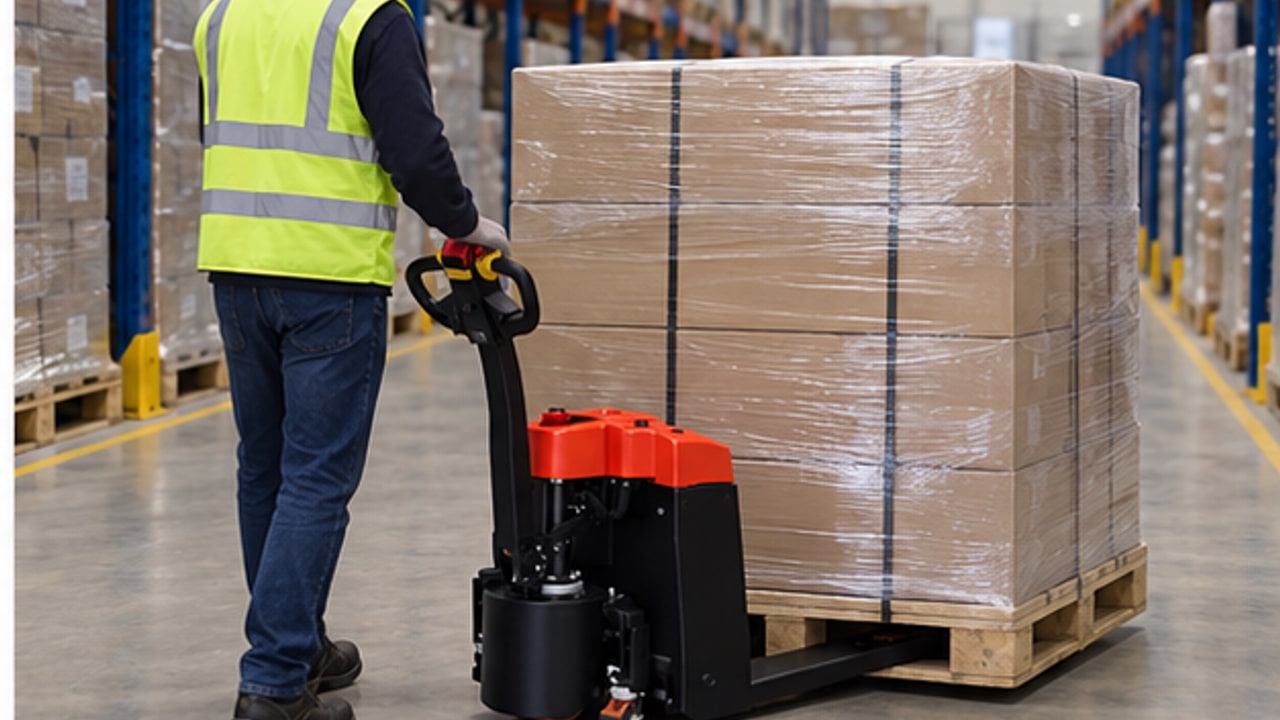 Will an Electric Pallet Truck Fit Your Pallets? A Fork-Entry and Aisle-Width Check - electric pallet truck 4