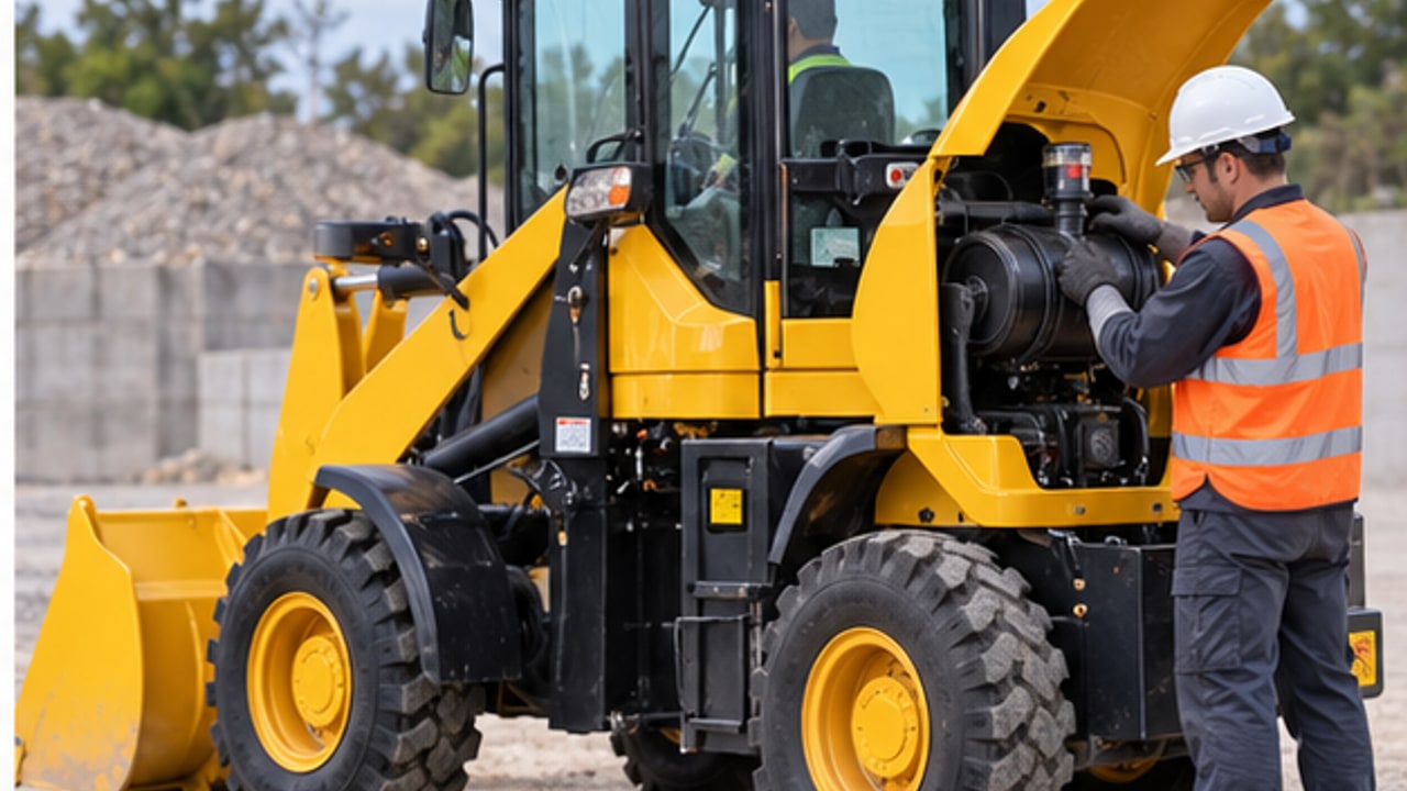 Why Does a Diesel Wheel Loader Air-Filter Warning Stay On After Service? Restriction Indicator Checks - diesel wheel loader 2