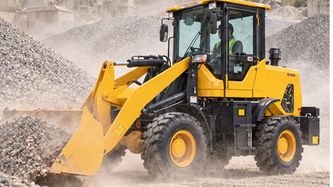 Why Does a Diesel Wheel Loader Air-Filter Warning Stay On After Service? Restriction Indicator Checks - diesel wheel loader 1