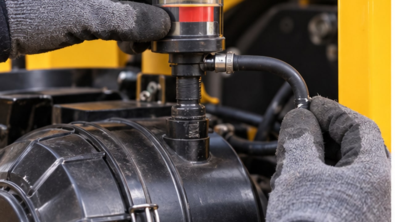 Why Does a Diesel Wheel Loader Air-Filter Warning Stay On After Service? Restriction Indicator Checks - diesel wheel loader 3