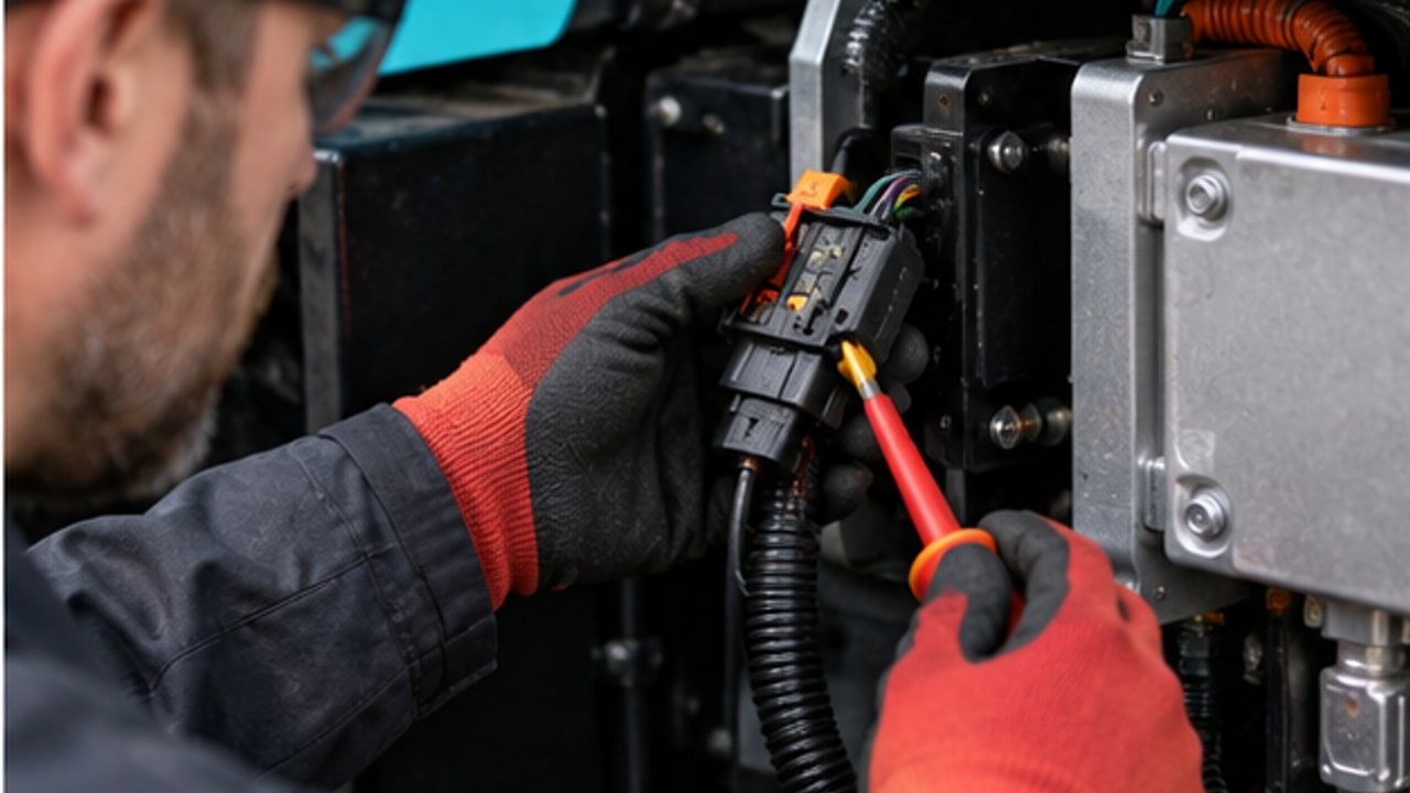 Why Will an Electric Wheel Loader Parking Brake Not Release? Safe Checks Before Service - electric wheel loader 4