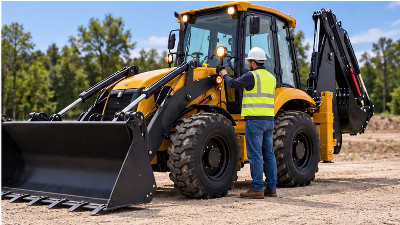 Backhoe Loader Warning Lights: Which Alerts Mean Stop Work and What Should Buyers Check? - backhoe loader 4