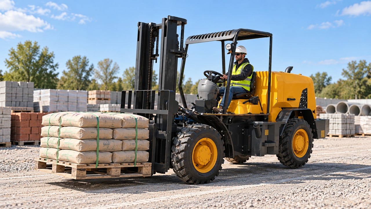 Can a Rough-Terrain Forklift Lift Its Rated Load on Uneven Ground? 6 Checks - rough terrain forklift 1