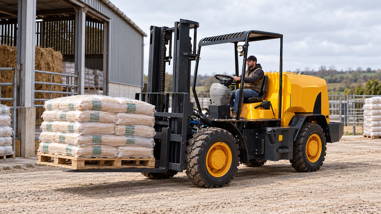 Can a Rough-Terrain Forklift Lift Its Rated Load on Uneven Ground? 6 Checks - rough terrain forklift 3