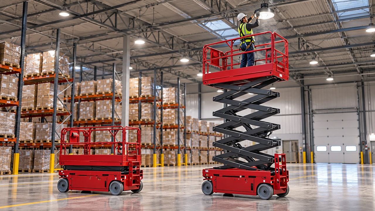 Scissor Lift vs Boom Lift: How to Choose the Right Aerial Work Platform - aerial lift 1
