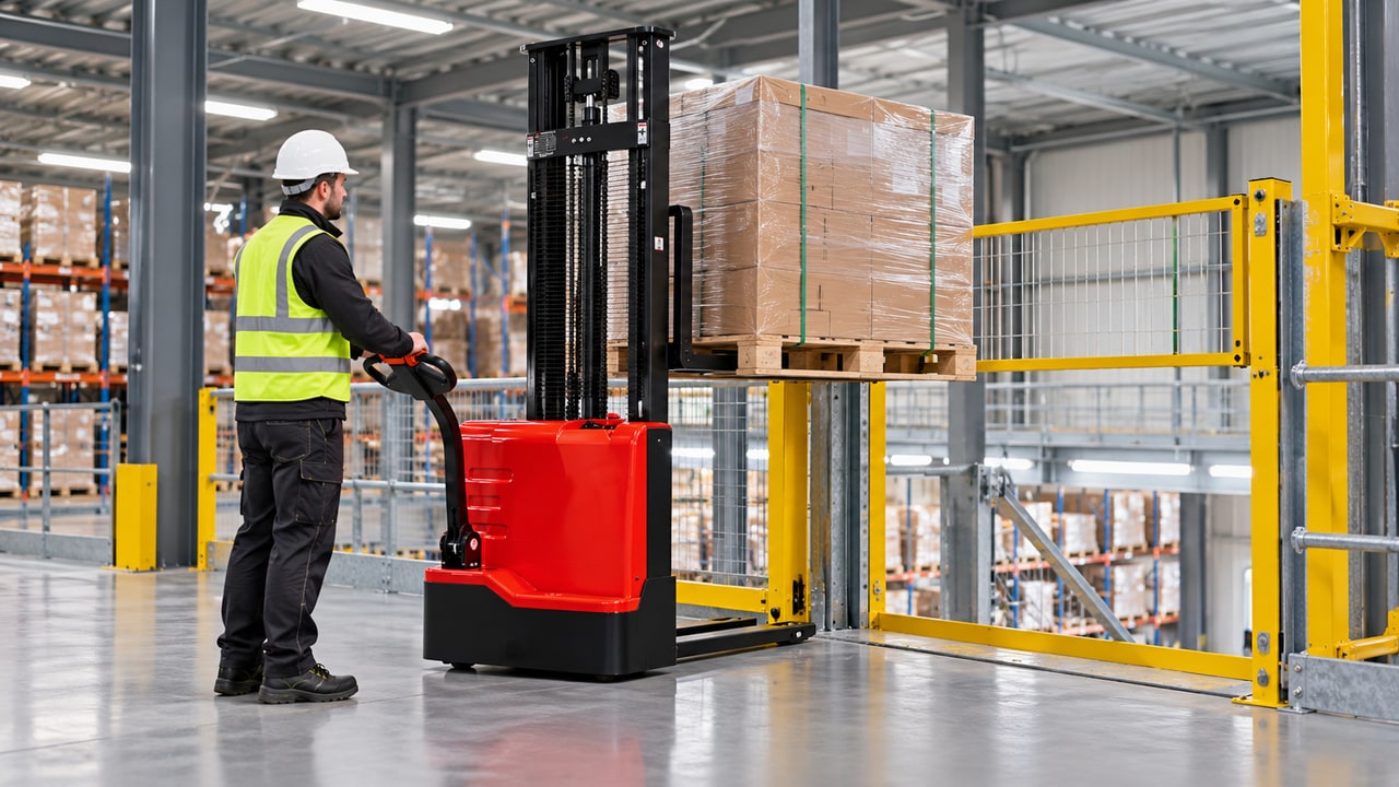 Can an Electric Pallet Stacker Work on a Mezzanine? Check Floor Loads and Safety First - electric pallet stacker 1