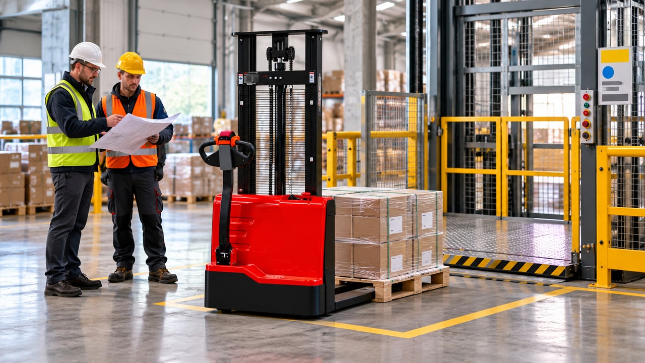 Can an Electric Pallet Stacker Work on a Mezzanine? Check Floor Loads and Safety First - electric pallet stacker 2