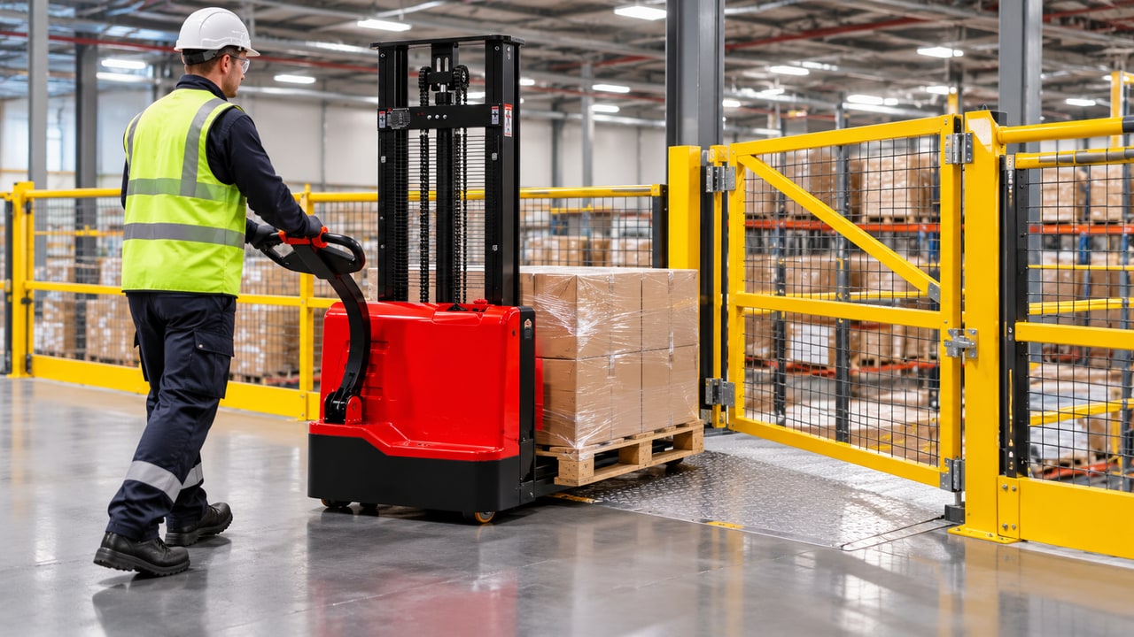 Can an Electric Pallet Stacker Work on a Mezzanine? Check Floor Loads and Safety First - electric pallet stacker 3