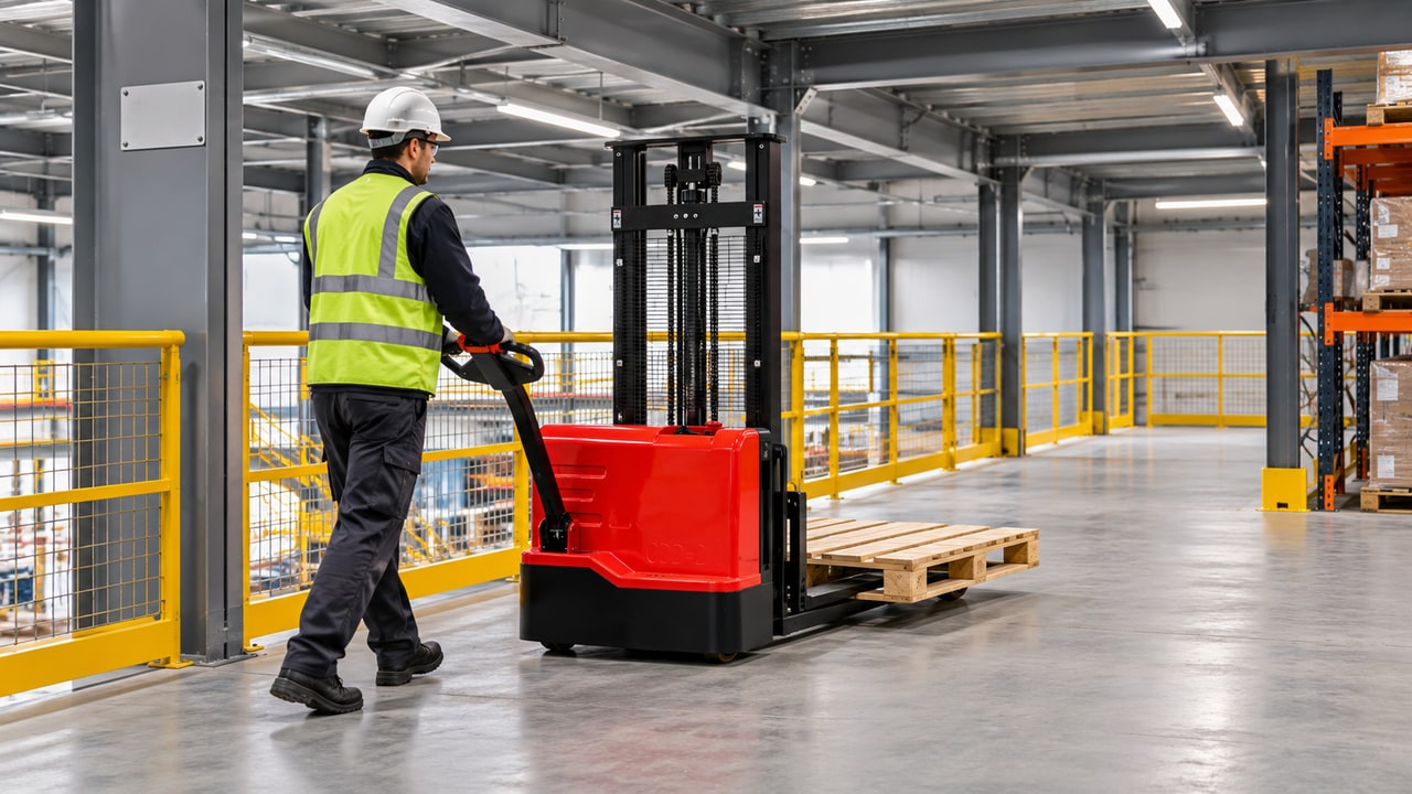 Can an Electric Pallet Stacker Work on a Mezzanine? Check Floor Loads and Safety First - electric pallet stacker 4