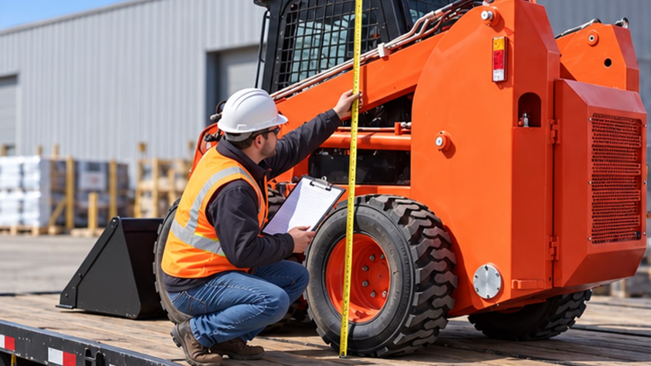 How to Choose a Trailer and Transport a Skid Steer Loader Safely - skid steer loader 3