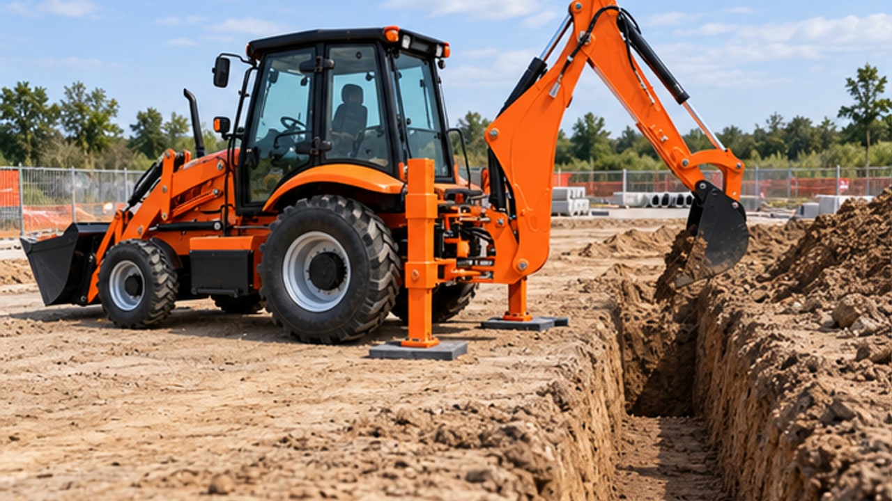 Backhoe Loader Dig Depth vs Reach: Choosing a Machine for Utility Trenching - backhoe loader 1
