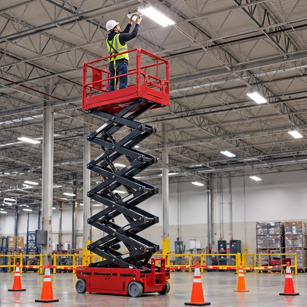 Scissor Lift vs Boom Lift for Warehouse Maintenance: How to Choose - aerial lift 2