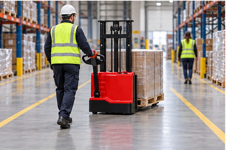 How to Choose an Electric Pallet Stacker: Capacity, Lift Height and Pallet Fit - electric pallet stacker 3
